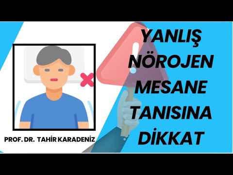 Yanlış Nörojen Mesane Tanısına Dikkat! Genç Erkeklerde İdrar Yapamama I Prof. Dr. Tahir Karadeniz